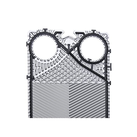 Alfa Laval 304/0.4/H Channel plate with NBR-P Clip-on gasket, 4 holed TL10-P